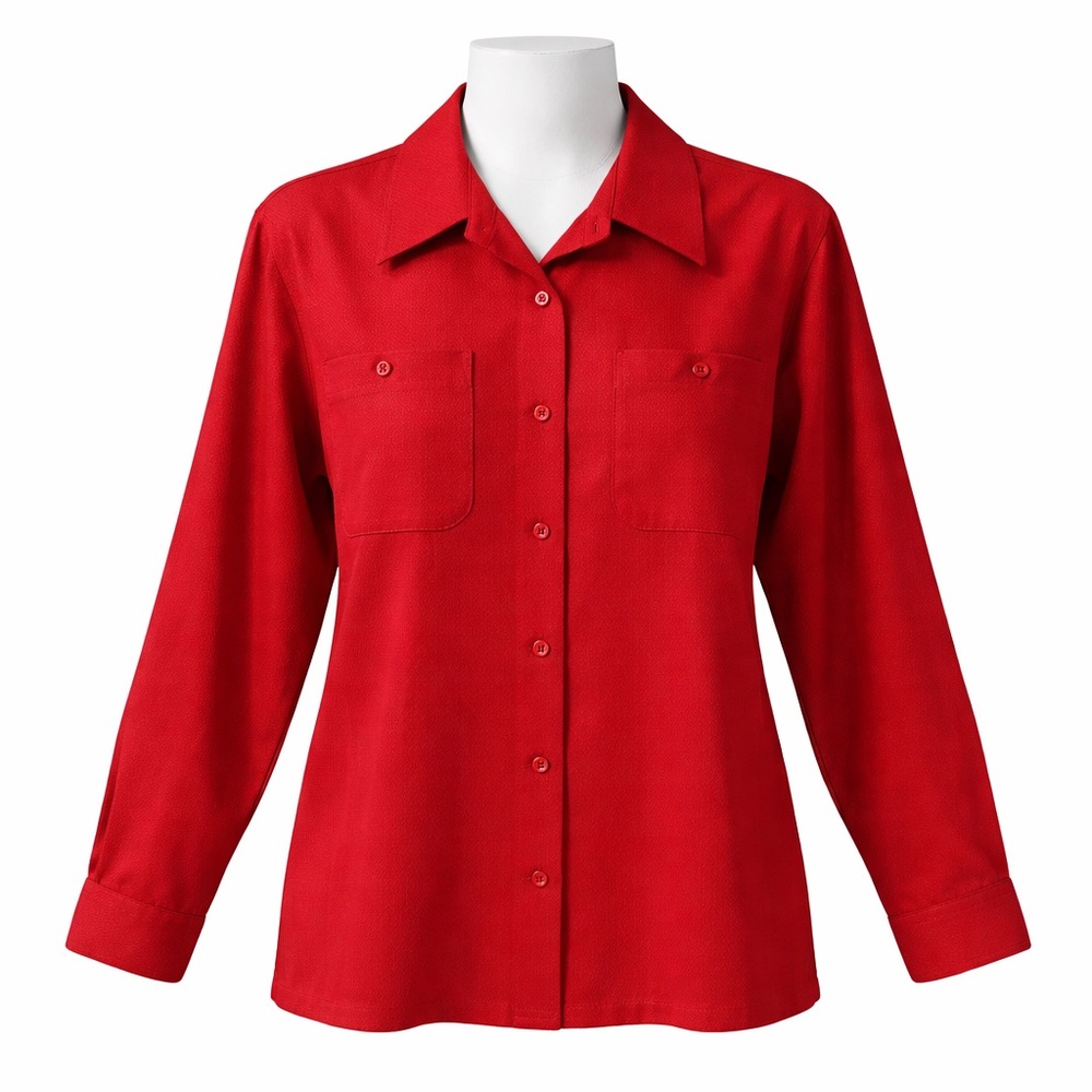 Pendleton Shacket Button Up Shirt 100% Virgin Wool Sz L Red Missing Button